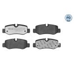 Remblokkenset, schijfrem MEYLE 025 221 0118/PD