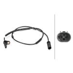 Sensor do ABS traseiro, direito HELLA 6PU 012 806-431