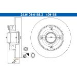 Disque de frein ATE 24.0109-0188.2