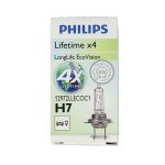 Lámpara incandescente halógena PHILIPS H7 LongLife EcoVision 12V, 55W