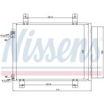 Condensor, airconditioning NISSENS 940122