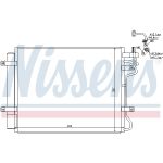 Condensator, airconditioning NISSENS 940314
