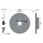 DoppelDisque de frein TEXTAR 92288625
