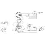 Tête de barre d'accouplement FEBI BILSTEIN 186264