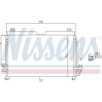 Condensator, airconditioning NISSENS 940559