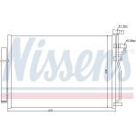 Condensatore, impianto di climatizzazione NISSENS NIS 940010