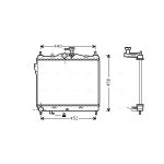 Motorradiateur  AVA COOLING HYA2101
