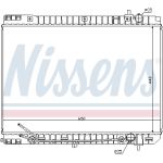 Radiador, refrigeración de motor NISSENS 66759