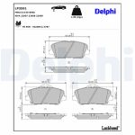 Bromsbeläggssats DELPHI LP3591