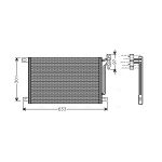 Kondensator, Klimaanlage AVA COOLING BW5215