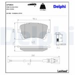 Remblokkenset, schijfrem DELPHI LP3824