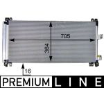 Condensator, airconditioning MAHLE AC 597 000P