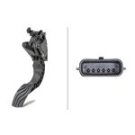 Sensor, gaspedalens position HELLA 6PV 009 978-811
