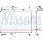 Radiador, refrigeración del motor NISSENS 64789A