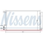 Condensor, airconditioning ** FIRST FIT ** NISSENS 940095