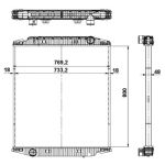 Kühler, Motorkühlung NRF 539567