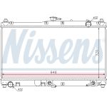 Radiador, refrigeración de motor NISSENS 62467