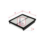 Luftfilter SOFIMA S 3723 A