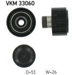 Polia guia, correia trapezoidal SKF VKM 33060