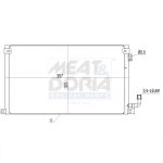 Condensator, airconditioning MEAT & DORIA 991148