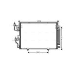 Condensator, airconditioning AVA COOLING MT5191D