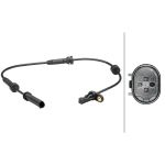 Sensor do ABS traseiro, direito HELLA 6PU 012 679-301
