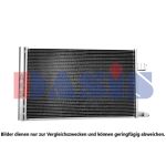 Condensator, airconditioning AKS DASIS 022010N