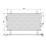 Condensator, airconditioning VALEO 822599