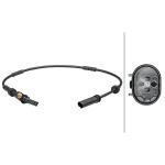 Sensor do ABS traseiro, direito HELLA 6PU 012 679-391