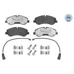 Remblokkenset, schijfrem MEYLE 025 256 0217/PD