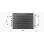 A/C-kondensor AVA COOLING KA5311D