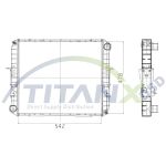 Radiador, arrefecimento do motor TITANX RX159014