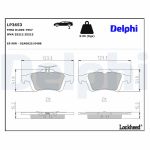 Remblokset DELPHI LP3653, achter