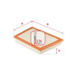 Luftfilter SOFIMA S 3621 A