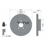 Disco de freno TEXTAR 92115305 vorne, ventilado , altamente carbonizado, 1 Pieza
