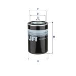 Filtro de combustível UFI 24.A02.00