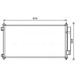Condenseur (climatisation) AVA COOLING HDA5282D