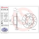 Disque de frein BREMBO 09.9750.2S