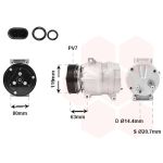 Compressor, ar condicionado VAN WEZEL 4300K440