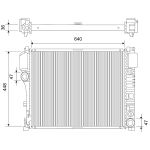 Motorkylare VALEO 701107