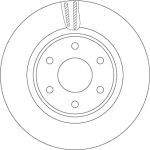 Bremsscheibe TRW DF7458S