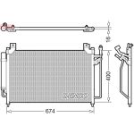 Condensator, airconditioning DENSO DCN44013