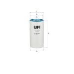 Filtro combustible UFI 24.163.00