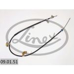 Cable, freno de servicio LINEX 09.01.51 izquierda