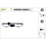 Raamregelaar VALEO 850821