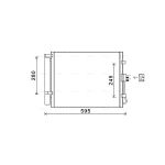 Condensator, airconditioning AVA COOLING KAA5150D
