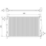 Motorkylare VALEO 701536