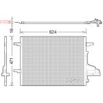 Condensatore, impianto di climatizzazione DENSO DCN10027