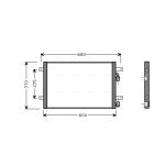 Condenseur (climatisation) AVA COOLING VN5153