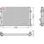 Radiatore, raffreddamento motore DENSO DRM32058